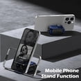 thumbnail image 5 of Getino Compatible with Apple AirPods 4 & AirPods Pro 3 Case Cover with Phone Stand, Magnetic Lock & Cleaning Kit, 5 of 8