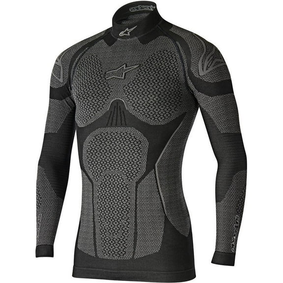 Alpinestars Ride Tech Winter Tech Layer Long Sleeve Top (Medium/Large) (Black/Grey)