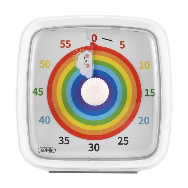 Temporizador Visual de 60 Minutos con Luz , Temporizador de Cuenta Regresiva, Temporizador Pomodoro con de Iris para Niños y Adultos