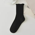thumbnail image 5 of Generic Modern Fashion Mid-Calf Socks For Women, Women'S Short Socks Ruffle Edge Socks Ruffle Edge Ladies Socks Soft Breathable Stylish Mid Tube Socks For Women, 5 of 5