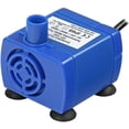 thumbnail image 3 of Fuente de Agua Automática Segura para Perros Gatos - Calidad Premium - Alfombrilla de Silicona Antideslizante - Para 1,6 L - Bomba de Agua Azul Fleur, 3 of 6