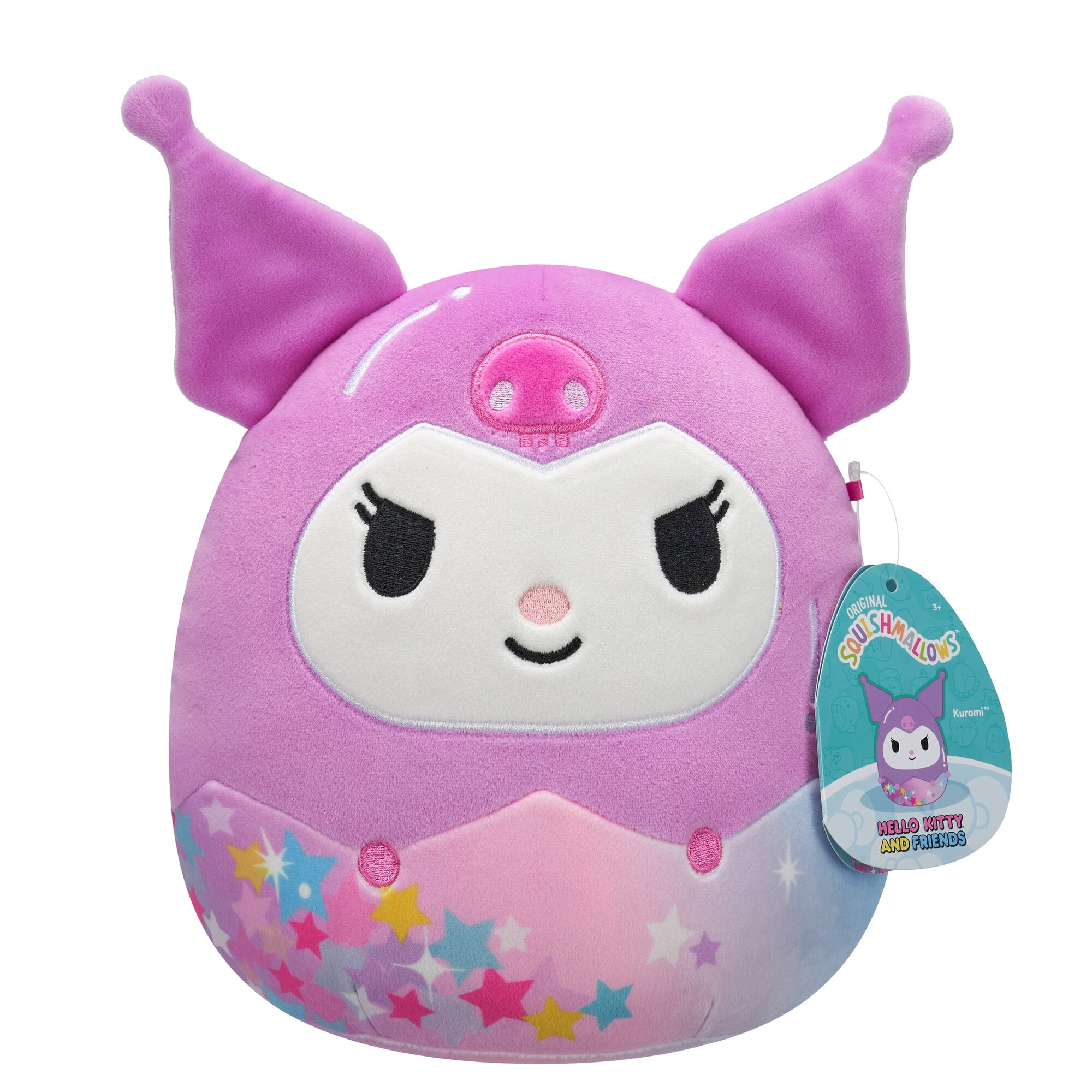 Squishmallows Original Sanrio 8 inch Kuromi in Star Shine Outfit - Child's Ultra Soft Plush Toy