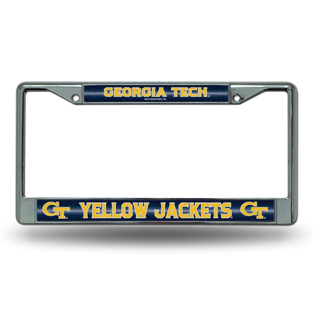 GRAPHICS & MORE Georgia Tech Yellow Jackets Stripes License Plate Frame - Officially Licensed