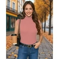 thumbnail image 5 of Women Sweater Vest Tank Stretchy Tops Pink XL, 5 of 7