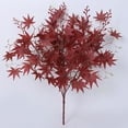 thumbnail image 4 of HCTSHG Artificial Maple Leaves Branches Fake Fall Maple Plants Autumn Leaf Bushes Faux Silk Foliage for Home Thanksgiving Centerpiece Farmhouse Fireplace Halloween Décor, 4 of 8