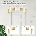 thumbnail image 6 of Easter Decorations Wooden Letter Decoration with Bunny, Colorful Bunny Door Ornament, Spring Summer Front Door Decor, Easter Sign for Home Front Door Easter Party Festival Decor 7.8x7.2" A, 1Pcs, 6 of 7