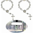 thumbnail image 1 of Rearview Mirror Cross Pendant, 2-Pack Car Hanging Decorative Rosary Accessories for Auto Mirror Decoration, 1 of 5