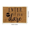 thumbnail image 3 of pdqouc Clearance Funny Letter Prints Doormat Decor Halloween Blanket Decor Fall Winter Floor Mats Personalized Front Door Home Decorations, 3 of 3