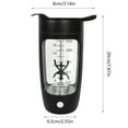 thumbnail image 2 of USB Electric Protein Shake Bottle Rechargeable 1200mAh Battery 600ML Capacity 7000 High Speed Mixing for Protein Powder Coffee Milk, 2 of 3