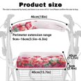 thumbnail image 6 of HELLHERO Red Tulips Rollator Seat Cover Walker Seat Back Covers Machine Washable Easy to Clean For Seniors Men & Women, 6 of 7