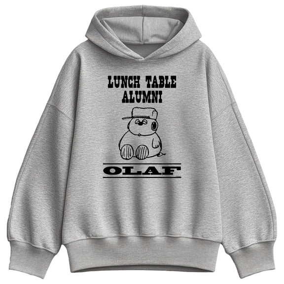 Peanuts - Lunch Table Alumni Women's Oversized Fleece Hoodie Sweatshirt