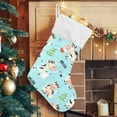 thumbnail image 5 of GZHJMY Christmas Stockings, Family Holiday Party Personalized Gift, Cute Milk Cows Christmas Stockings Christmas Decorations Mantel Decor, 12"x18" 1PCS, 5 of 7