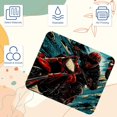 thumbnail image 3 of Motorcycle Mousepad 8.3x9.8 Inch Square Non-Slip Rubber Bottom Printed Desk Mat - Suitable for Office and Gaming, 3 of 6