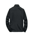 thumbnail image 5 of Men's Summer Light Solid Color Outdoor Loose Large Size Sun Protective Clothing Windbreaker Jacket for Outdoor Activities, Seasonal Transitions, and Daily Wear,Black,L, 5 of 8