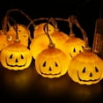 thumbnail image 1 of Bangcool Halloween String Light Pumpkin Lifelike Waterproof Fairy Light Twinkle Light, 1 of 2