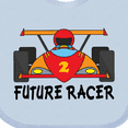 thumbnail image 4 of Inktastic Race Car Racing Boys Baby Bib, 4 of 4