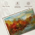 thumbnail image 6 of Elephant Stock October Dreamscape Ii Wall Art - Horizontal Canvas Wall Art - Living Room Wall Decor - Nature Canvas - Green And Orange Decor By Silvia Vassileva - 51" x 34", 6 of 8