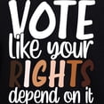 thumbnail image 3 of CafePress - VOTE Like Your Rights Depend On It Sweatshirt - Pullover Hoodie, Classic & Comfortable Hooded Sweatshirt, 3 of 4
