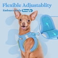 thumbnail image 4 of Chaleco Dog Harness Rabbitgoo, pequeño, de malla suave, para cachorros, azul, 4 of 6