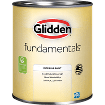 Glidden Fundamentals Interior Wall Paint, Tintable Base 2, Eggshell, 1 Quart