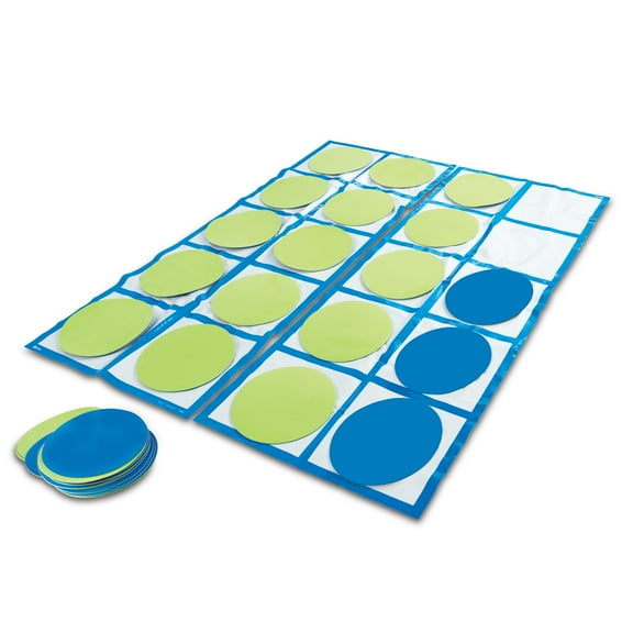 Learning Resources 10-frame Floor Mat Activity Set, Math Games, Ages 5 