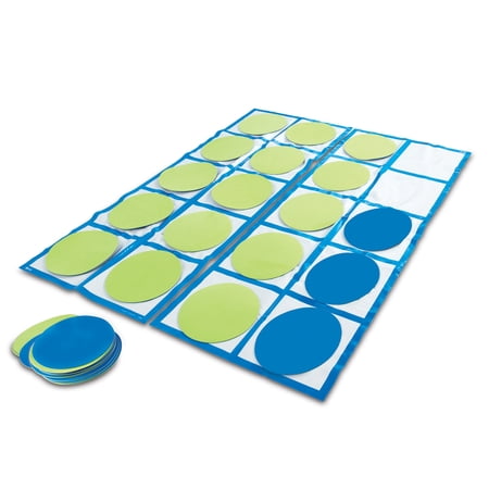 Learning Resources 10-frame Floor Mat Activity Set Math Games Ages 5+