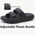 thumbnail image 2 of Weweya Sandals For Women And Men - Pillow Slippers - Double Buckle Adjustable Slides - Eva Flat Sandals, 2 of 5