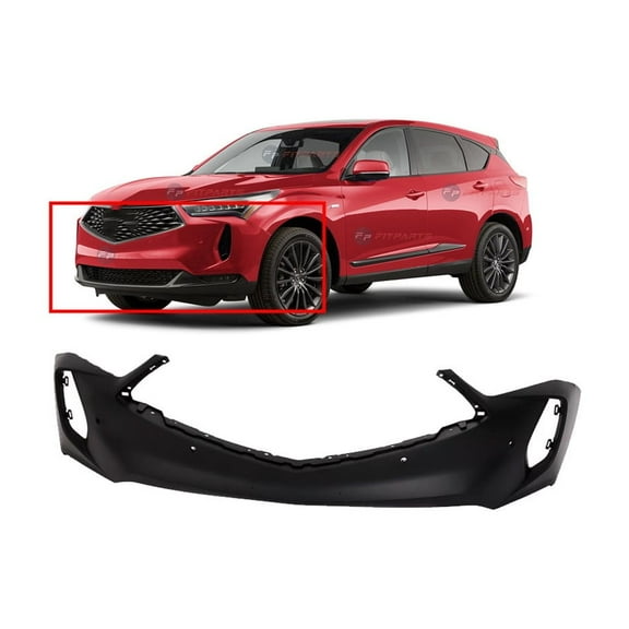DCP Front Bumper Cover for Acura RDX 2022-2024 Primed 04711TJBA30ZZ AC1000210