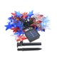 thumbnail image 2 of CaiYueKe Solar Patriotic Lights Outdoor Waterproof Red White Blue Star String Lights for Independence Day Memorial Day Garden Patio Fence Yard Decor LED Solar Powered Decorative Lights, 2 of 9