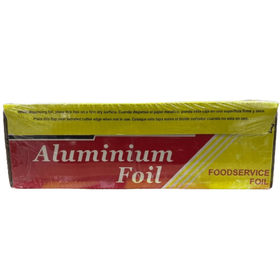 Wanowa Basics Standard Aluminum Foil Wrap, Commercial Grade 1000ft Foil Wrap for Food Service Industry, Strong Silver foil, 12 inches by 1000 Feet (1-Box)