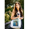 thumbnail image 2 of Cayucos, California, Mermaid, Woodblock (100% Cotton Canvas Reusable Tote Bag), 2 of 3