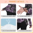 thumbnail image 4 of FORMRS Womens Long Sleeve Shirts UPF 50+ Sun Protection Quick Dry Fishing Hiking Tops, Size S-2XL, Black Roses, 4 of 8