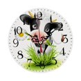 thumbnail image 1 of Reloj de pared de madera con diseño de vaca rústica, silencioso, preciso y decorativo. 25cm 10 pulgadas, 1 of 9