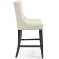 thumbnail image 3 of Modway Baron Fabric Upholstered Dining Counter-Height Bar Stool in Beige, 3 of 4