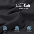 thumbnail image 3 of Bare Home Washed Duvet Cover Set - Ultra-Soft - Premium 1800 Collection - 3 Piece - Queen, Black, 3 of 9
