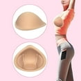 thumbnail image 2 of Pair of Sponge Foam Breast Forms Bra Enhancers Insert Pads Swimsuits Bikini, 2 of 5