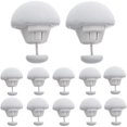thumbnail image 1 of Lot de 12 pinces à couette en éponge antidérapantes, pour maintenir en place couvertures, draps, rideaux, chaussettes et housses de matelas (gris), 1 of 5