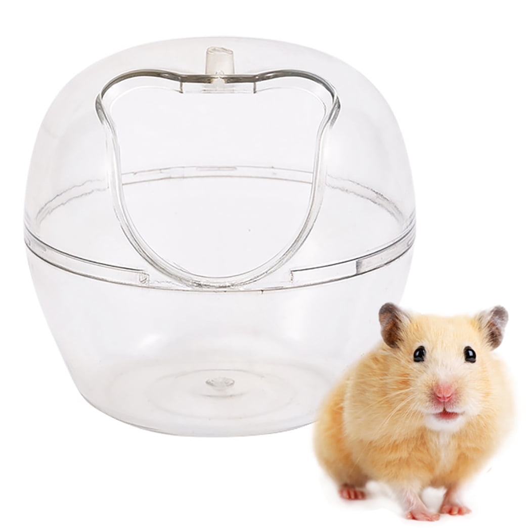 vraag naar Beukende hengel Hamster Toilet Clear Plastic Cute Hamster Bath House Hamster Sand Bath  Container - Walmart.com