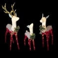 thumbnail image 3 of Northlight Lighted Reindeer Family Outdoor Christmas Decoration - 52.5" - Warm White -Set of 3, 3 of 5