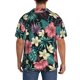 thumbnail image 3 of Balery Green Tropical Leaves Camisa Casual de Manga Corta con Botones para Hombre, Texturizada, Estilo Cubano, para Playa, Verano-Small, 3 of 5
