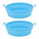 thumbnail image 4 of Fryer Pot, Silicone Raised Lines Air Circulate Even Heat Fryer Liner Less Oily  For Cooking ANGGREK Azul, 4 of 8