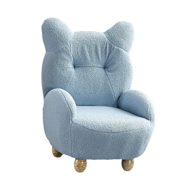 Sillón De Lectura Taburete Silla Para Niños Sillón Para Dormitorio Balcón Azul