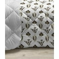 thumbnail image 3 of Camo Down Alternative Comforter, Camouflage Inspired Concept with Bear Wild Animals Abstract Design Print, Microfiber Quilt for All Season, 5 Sizes, Fawn and Hunter Green, by Ambesonne, 3 of 3