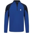 thumbnail image 2 of Men's Levelwear Blue Toronto Maple Leafs Cadet Insignia Core Quarter-Zip Pullover Top, 2 of 3