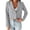Gray, variant on Vedolay Fall Tops for Women Women's Casual Open Front Long Sleeve Work Business Lapel Jacket Blazers with Pockets, M