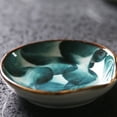 thumbnail image 3 of Clispeed Ceramic Seasoning Dishes Green Hand-Painted for Snacks and Sauces 2Pcs, 3 of 6