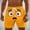 *Yellow, variant on VBVC No Boundarie Men's and Men's Plus Smiling face Swim Trunks,Drawstring Beach Shorts with Pockets,Purple,S-5XL