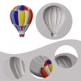 thumbnail image 3 of Hot Air Balloon Pattern Fondant Cake Decorative Baking Silicone DIY Mold (50-616), 3 of 5