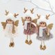 thumbnail image 1 of Christmas Angel Ornaments - Cute Baby Doll Christmas Tree Ornaments Decor - Hat & Cloth for Girls Birthday Party Decorations - 3 Pcs Reindeer Angel, 1 of 5