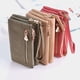 thumbnail image 4 of Monedero Laklulu con doble cremallera, bolso grande de pu, 4 of 5
